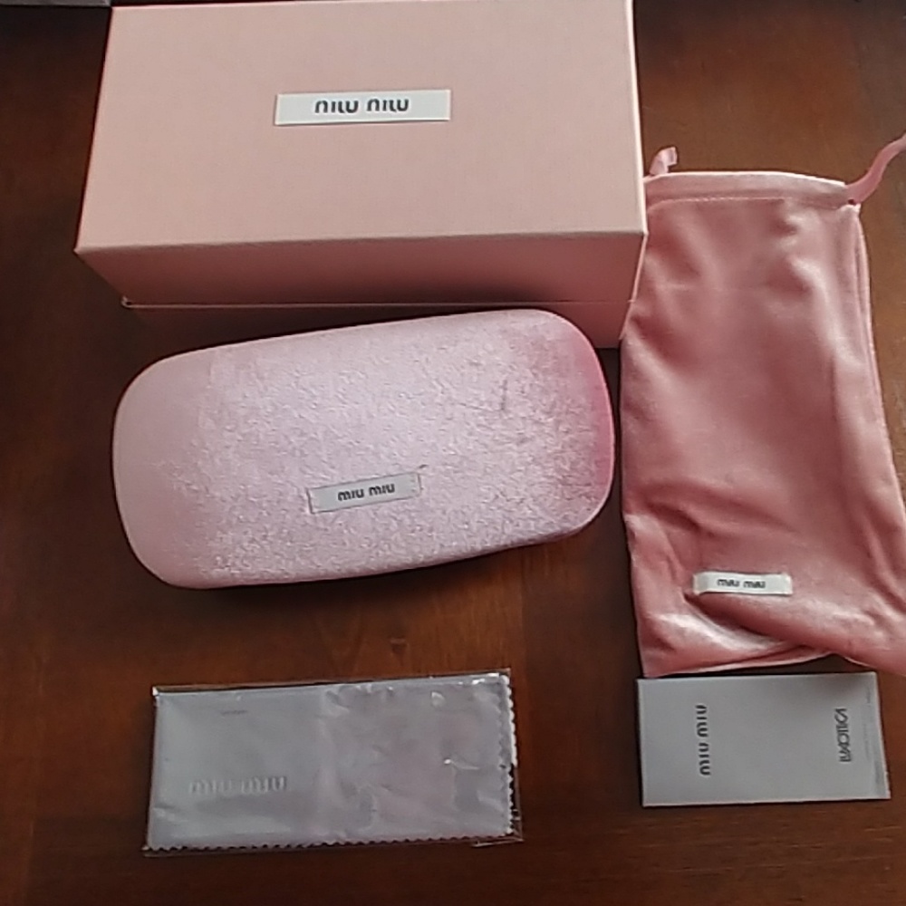 New miu miu sunglass case.